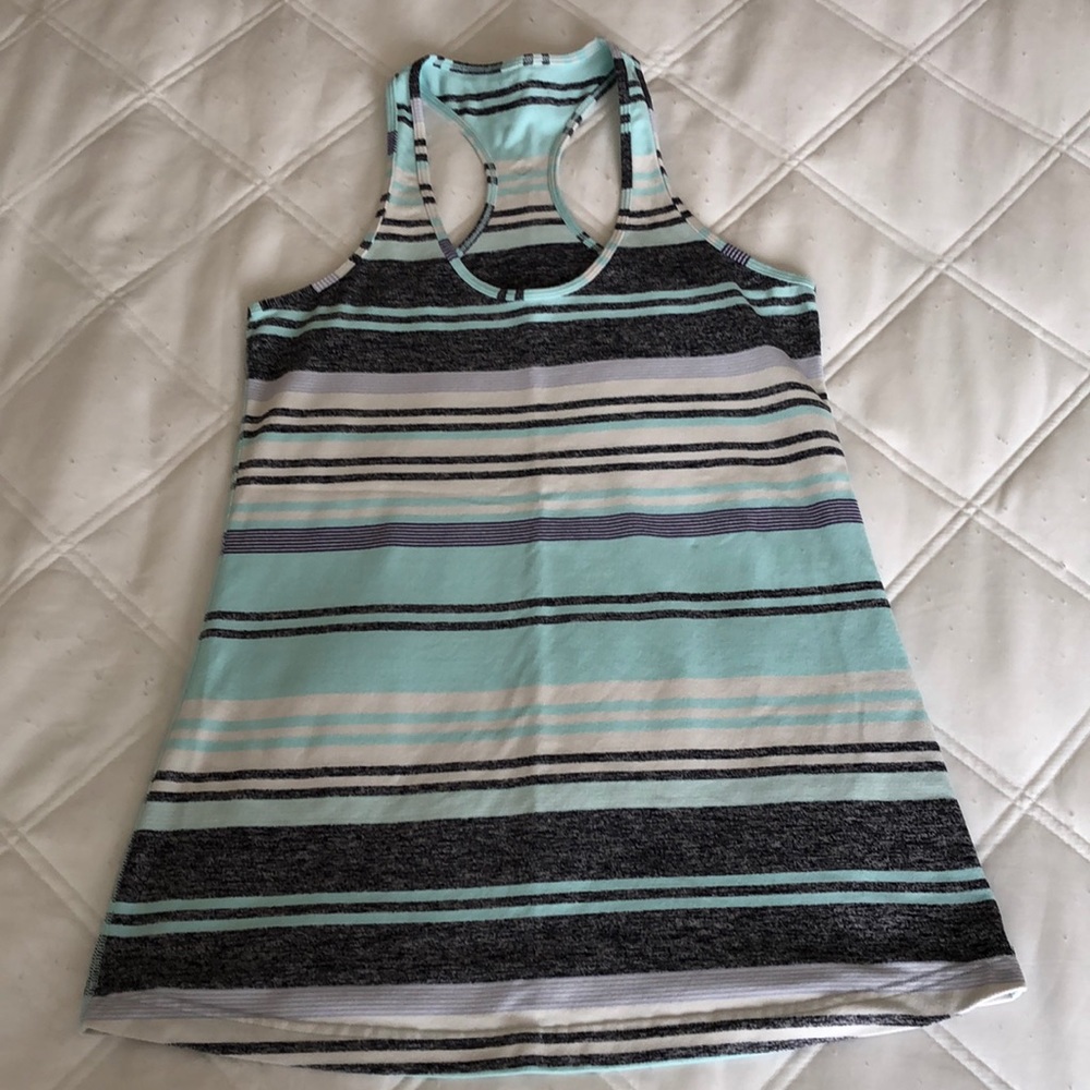 Lululemon workout striped tank